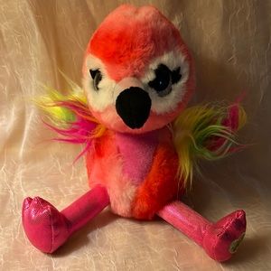 Flossy Flamingo Pets Alive Pet Shop Surprise  Pink chirping Bird Plush Stuffed